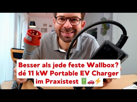 Better than any fixed wallbox? The dé 11 kW Portable EV Charger put to the test 🔋🚗⚡️
