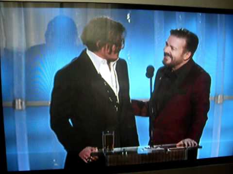 Johnny Depp Golden Globe 2012