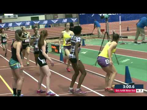 Girls 4x400m Relay EE Section 2 - New Balance Nationals Indoor 2014
