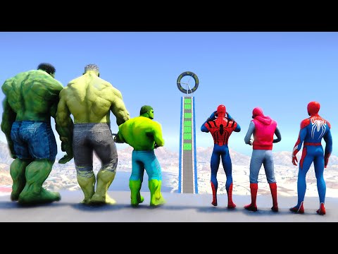HULK Army VS SpiderMan Suits - PS4 SpiderMan, Homemade Suit Spider-Man, The Sensational Spider Man