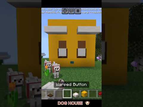 "Ultimate Dog House Trick - Minecraft Shorts" #trending