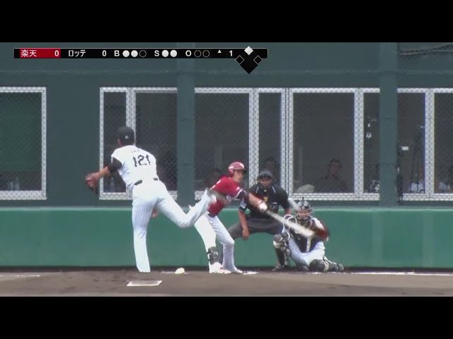 【ファーム】片手一本で巧みなバットコントロール!! イーグルス・聖澤 技ありの先制タイムリー!! 2018/9/20 M-E(ファーム)
