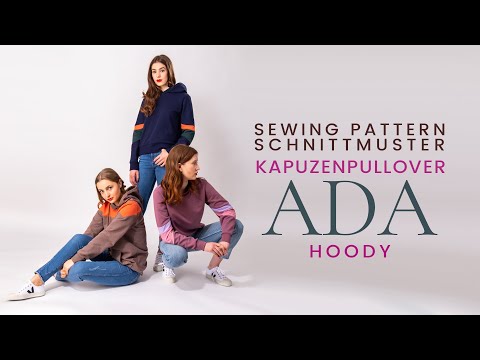 Schnittmuster Kapuzenpullover Ada / Ada Hoody Sewing Pattern