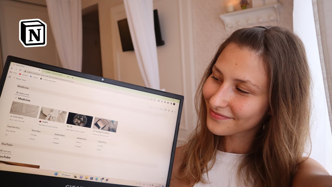 tutorial 001 | como eu organizo minhas anotações no Notion na faculdade de Medicina