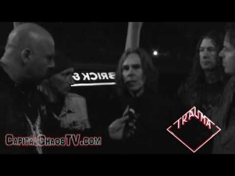 TRAUMA (Cliff Burton's former band interview) on CAPITALCHAOSTV.COM online metal music video by TRAUMA