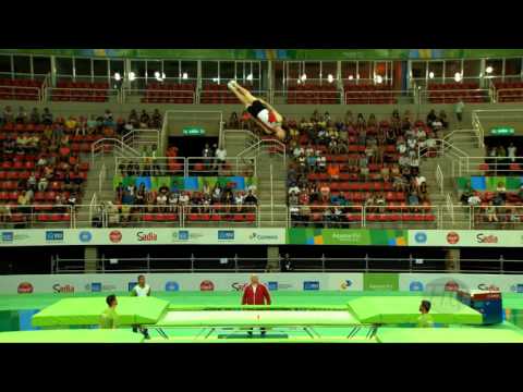 BURNETT Jason (CAN) - 2016 Olympic Test Event, Rio (BRA) - Qualification Trampoline Routine 1