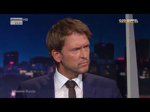 "Weltpolitik und Proteste - G20 in Hamburg" - phoenix Runde am 06.07.2017