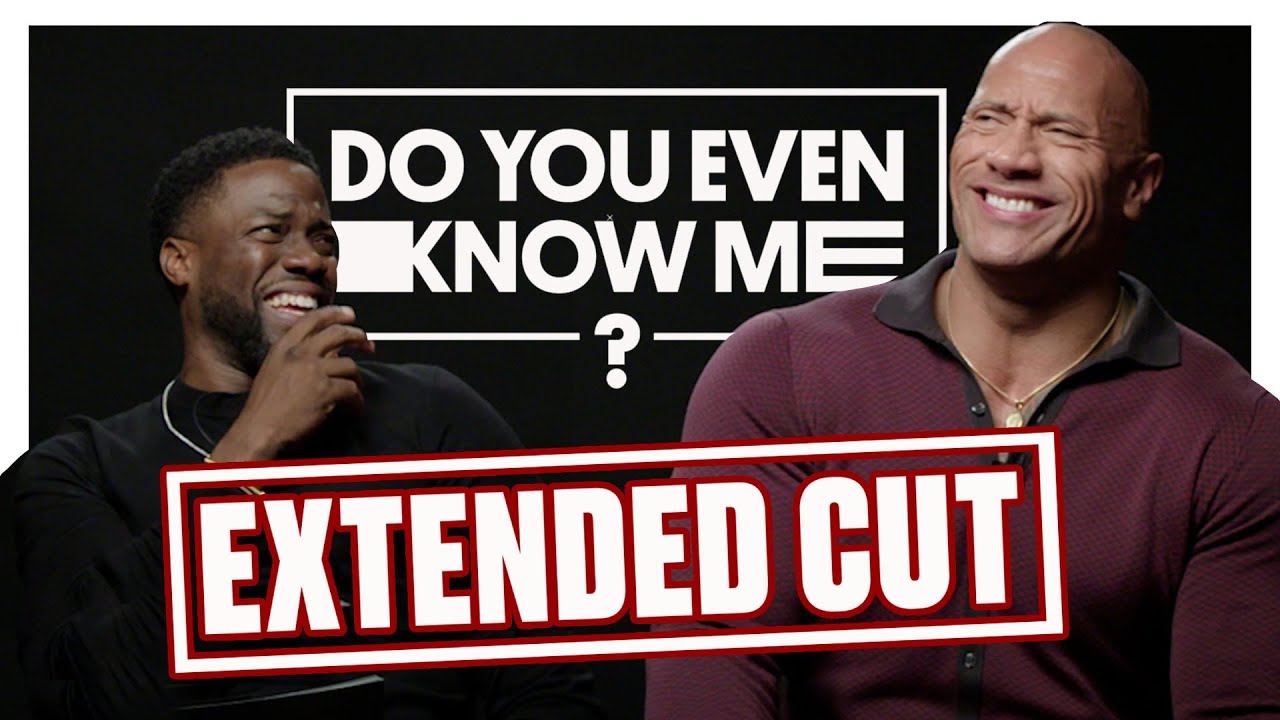 The Rock and Kevin Hart Go Head To Head In A Friendship Quiz | Do You Even Know Me
