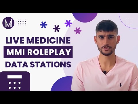 Live Medicine MMI Role Play | Data Stations