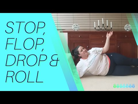 Stop Flop Drop & roll * Intuitive Movement * Beginner Exercise  * Body Positive Workout
