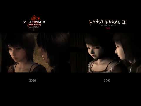 FATAL FRAME II: Crimson Butterfly REMAKE Trailer vs Original Comparison