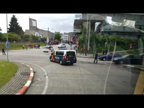 Llegada del C.D. Mensajero a Pasarón