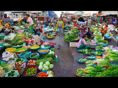 EXOTIC Fresh Market! Tons of Meat, Fish & Unseen Street Food Dishes!