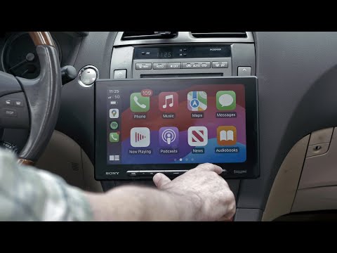 Sony XAV-AX8500 10.1" HD Media Receiver with Wireless Apple CarPlay, Android Auto, SiriusXM Ready, USB-C + SXV300V1 SiriusXM Vehicle Tuner Bundle video review thumbnail
