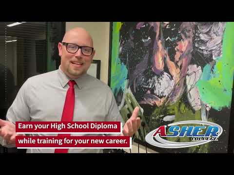 Asher College can help you earn your high school diploma