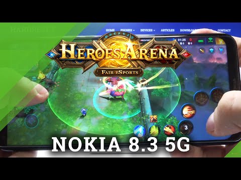 Test Game Heroes Arena on NOKIA 8.3 5G | Snapdragon 765G  | 6GB RAM | Gameplay - FPS Check