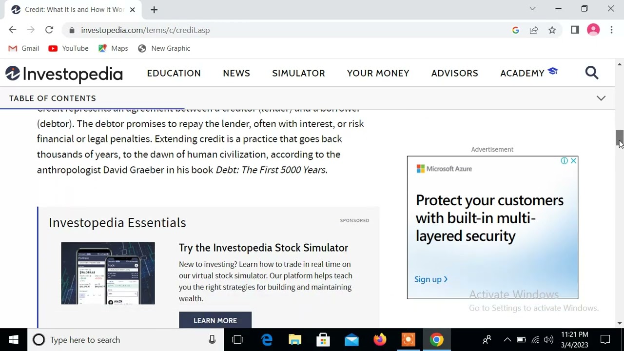 credit what it is and how it work