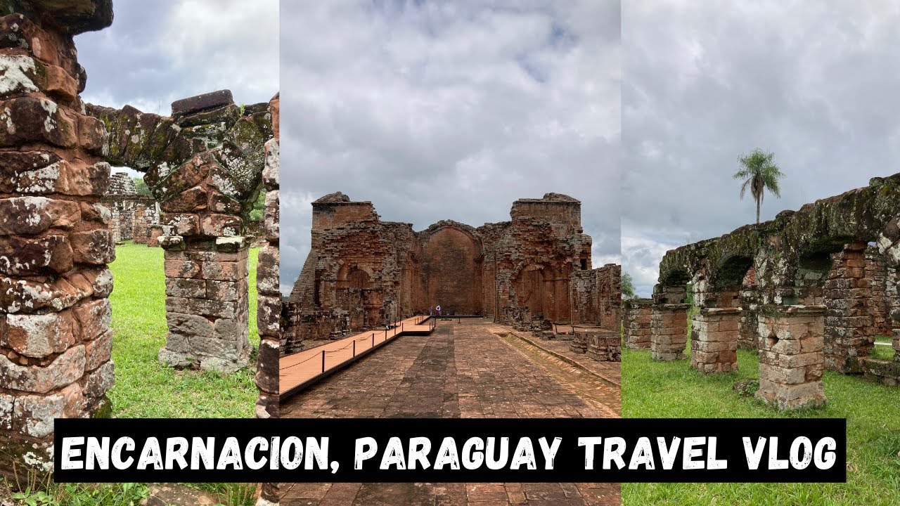 VISITING JESUIT MISSION RUINS IN PARAGUAY | Encarnacion Travel Vlog
