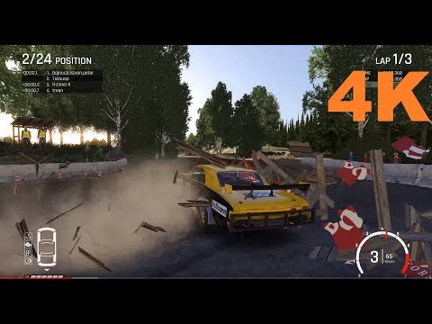 Next Car Game: Wreckfest - 4K UHD 24 2018 Race Gameplay Ultra Settings