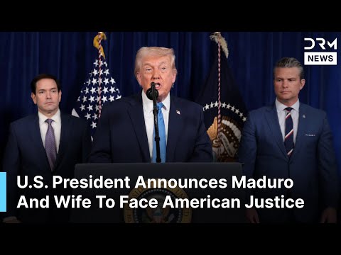 Shocking Presser: Trump Details Maduro Seizure And US Control Plan | DRM News | AC1F