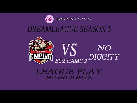 Dota2 DreamLeague-Season5(League Play): Team Empire vs No Diggity Game 2 HighLights