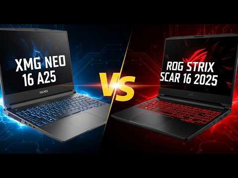 XMG NEO 16 A25 vs ROG Strix SCAR 16 2025 | High Performance Under $3000 in 2025