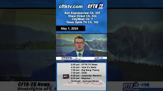 May 1, 2024 News Update Short with Cael Maslin - Watch CFTK-TV News weeknights at 5, 6 & 11 pm.