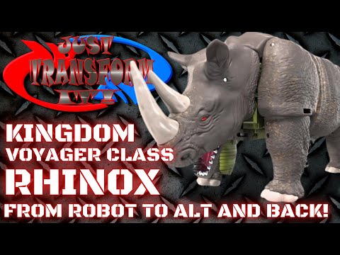 JUST TRANSFORM IT!: Kingdom Voyager Rhinox