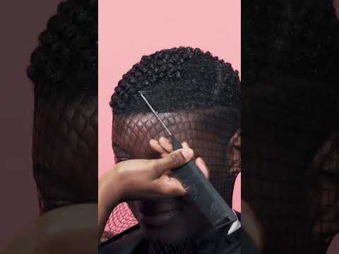 Pineapple wave for short natural hair 🍍  Model: Cely Trindade #shorts