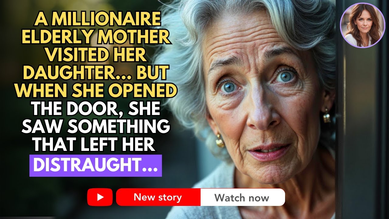 An Millionaire Elderly Mother Visited Her Daughter... But When She Opened The Door, She Saw...