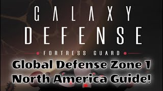 Global Defense Zone 1 Guide!! // Galaxy Defense: Fortress TD