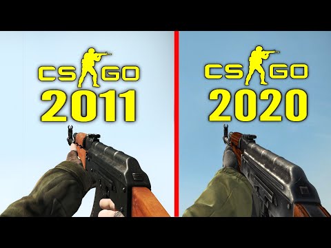 CS:GO 2011 VS 2020 - All Weapons Comparison [1440p 60FPS]