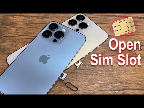 How To Remove Sim Card From iPhone 13 Pro Max - How To Open iPhone Sim Card Slot