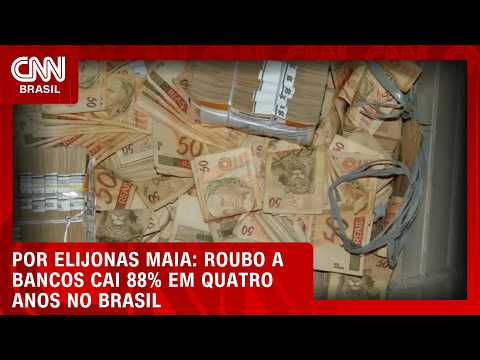 Roubo a bancos cai 88% em quatro anos no Brasil | CNN NOVO DIA