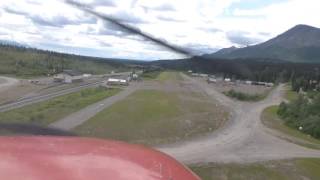 Landing Downtown Airstrip Cantwell Alaska