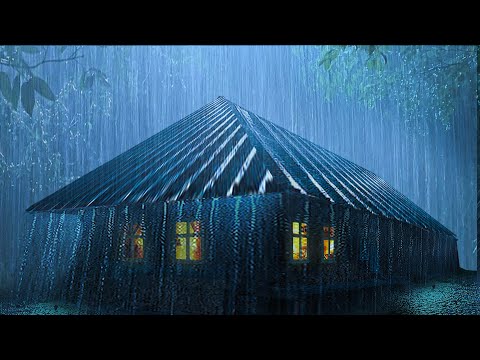 24 HOURS wonderful Sound of Rain to sleep soundly and Relax - ASMR Rain and thunderstorms