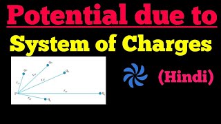 potential due to system of charges (hindi)