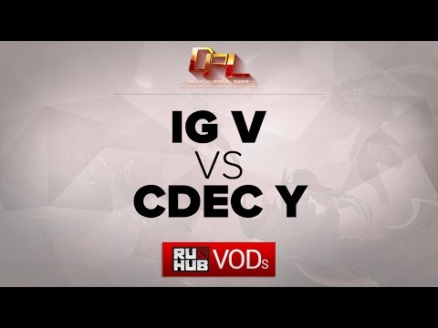 IG.V vs CDEC.Y, DPL Season 1, Game 2