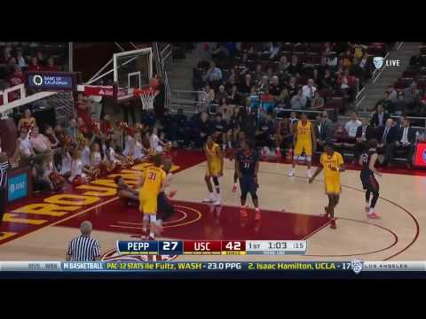 Men's Basketball: USC 93, Pepperdine 67 - Highlights 12/11/16