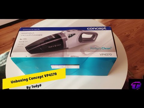 Conceptronic „Concept Perfect Clean“ rankų dulkių siurblys VP4370 video