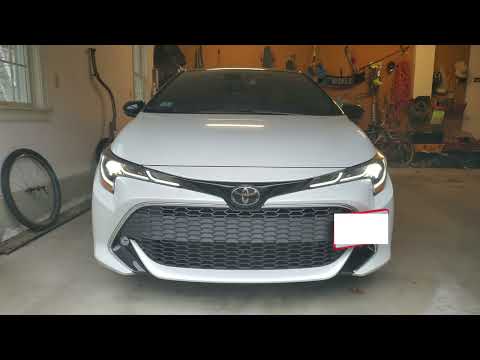 New Hella Twin Trumpet Horns Replace Stock Horn in 2022 Toyota Corolla Hatchback
