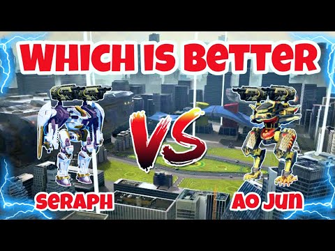 [WR]🔥Seraph Hammer vs Ao jun Hammer Weapon Comparison |War Robots|