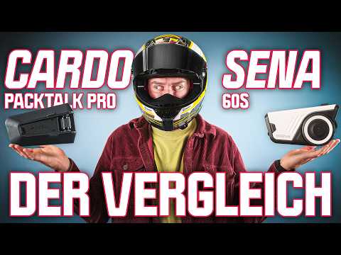 SENA 60S VS CARDO PACKTALK PRO! MOTORCYCLE INTERCOM COMPARISON!