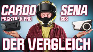 SENA 60S VS CARDO PACKTALK PRO! MOTORRAD INTERCOM VERGLEICH!