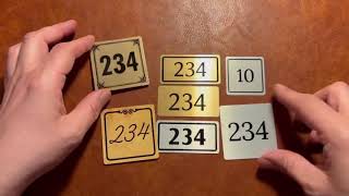 Plechové číslo, dvojitý rámeček