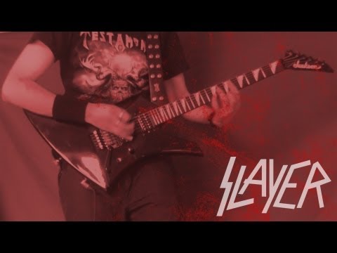 Slayer Hell Awaits instrumental dual guitar cover (all guitars HD sound and image with solos)