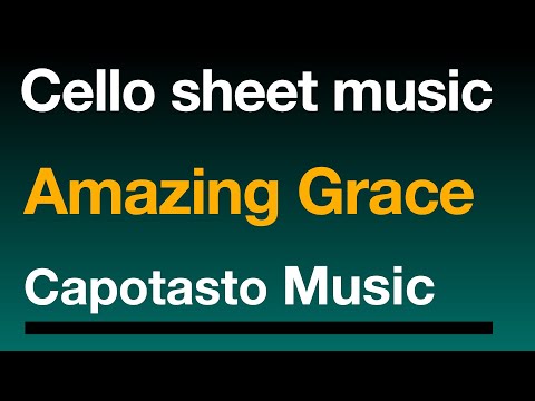 How to Play Amazing Grace on Cello! Easy sheet music for beginners!