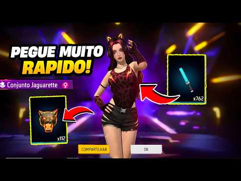 COMO PEGAR a JAGUARETTE MAIS RÁPIDO E FÁCIL no EVENTO BAILE DO JAGUAR no FREE FIRE