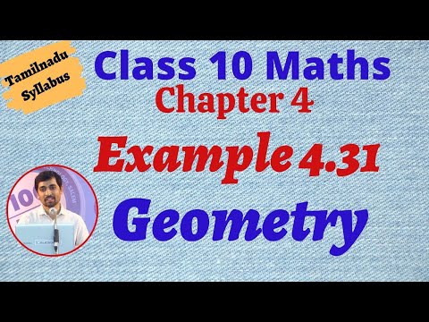 TN New Syllabus  Class 10  Maths Chapter 4 Geometry  Example 4.31