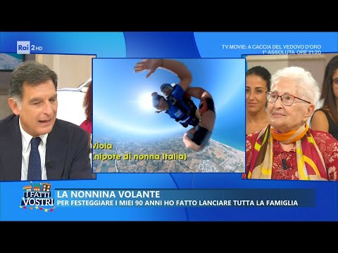 Un caffè con..."la nonnina volante"  - I fatti vostri 21/09/2023